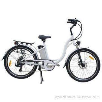 26'' City electric bike alloy frame with 36V / 10Ah Lithium